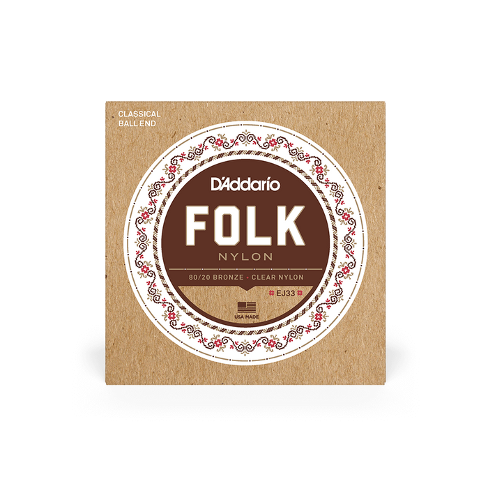 D'Addario Folk Nylon Ball End - Pedal Empire