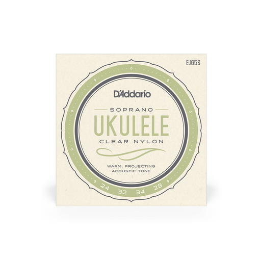 D'Addario Ukulele Nylon Strings. EJ65S - Pedal Empire