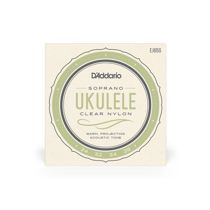 D'Addario Ukulele Nylon Strings. EJ65S - Pedal Empire