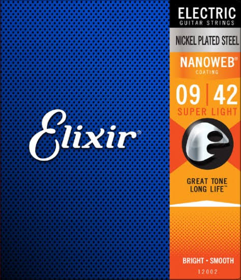 Elixir Nanoweb 09-42 Electric Guitar Strings - Pedal Empire