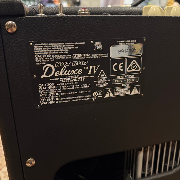 Second Hand Fender Hot Rod Deluxe IV 40w combo