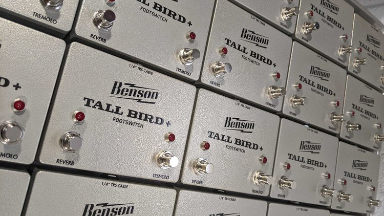 Benson Amps Tall Bird+ Spring Reverb/Tremolo - Lacquered Tweed
