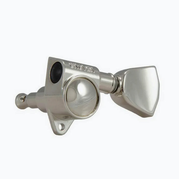 Grover 3x3 Nickel Rotomatics Tuners- Keystone Buttons