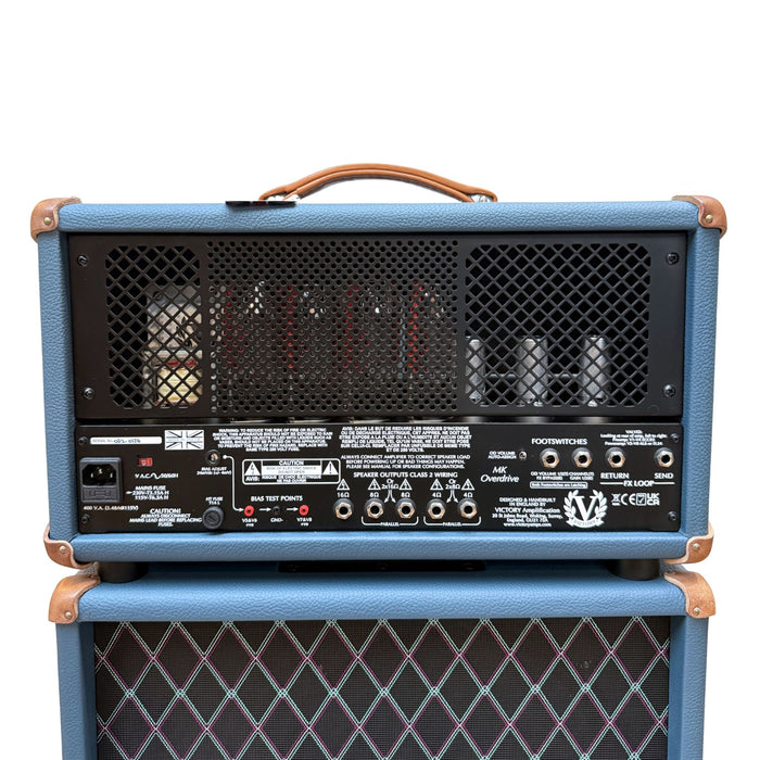 Victory Amplification MK Overdrive Head - Mullard Grampian, Stainless Steel Panel
