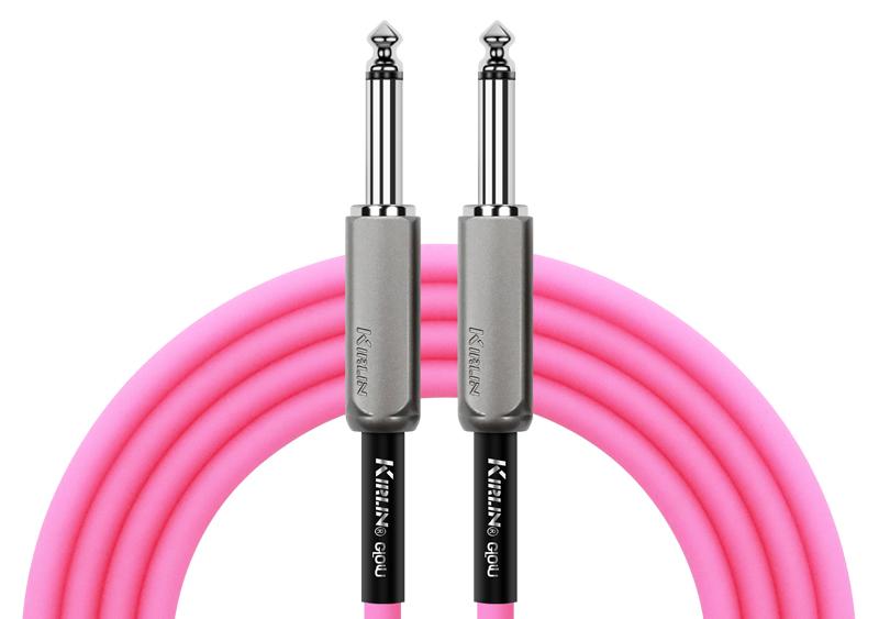 Kirlin 20ft Glow Instrument Cable (Rose)