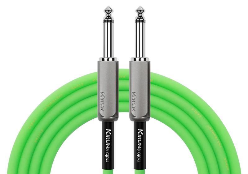 Kirlin 20ft Glow Instrument Cable (Kiwi Pop)