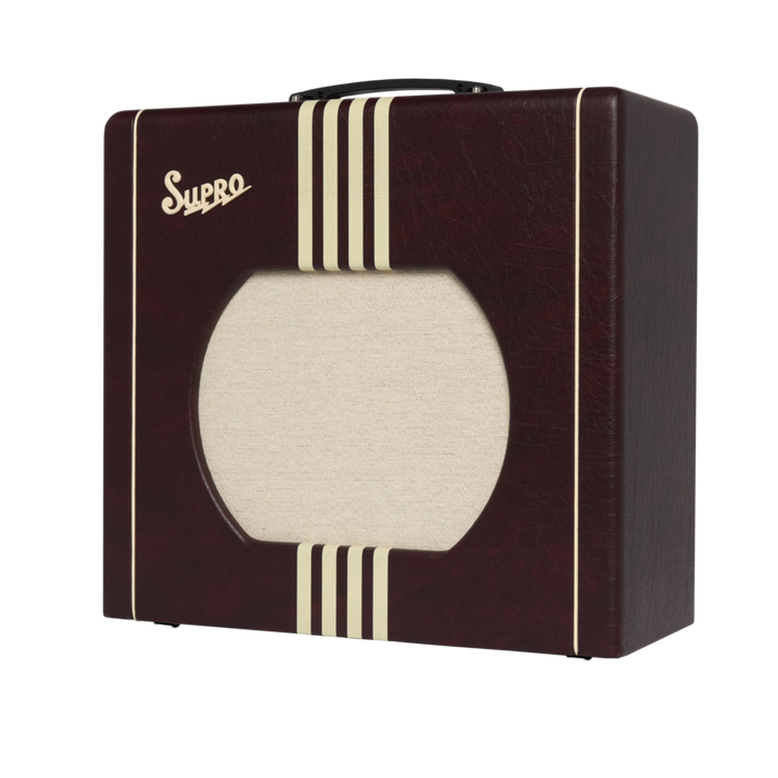 Supro Delta King 12 - Limited Edition Burgundy and Cream Combo Valve Amp