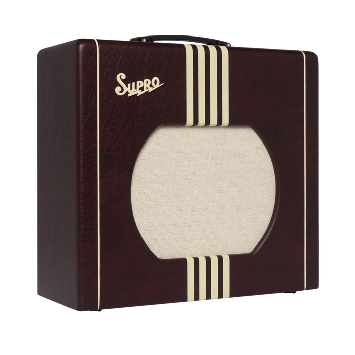 Supro Delta King 12 - Limited Edition Burgundy and Cream Combo Valve Amp