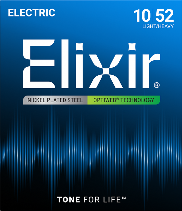 Elixir Optiweb 10-52 Electric Guitar Strings