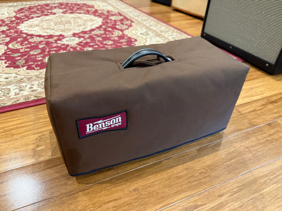 Second Hand Benson Amplifiers Chimera Head in Aunt Gertie finish and cover