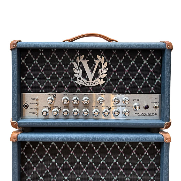 Victory Amplification MK Overdrive Head - Mullard Grampian, Stainless Steel Panel