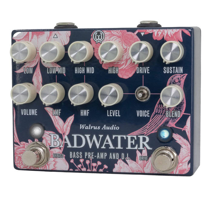 Walrus Audio Badwater: Bass Pre-Amp D.I., Floral Series 2024