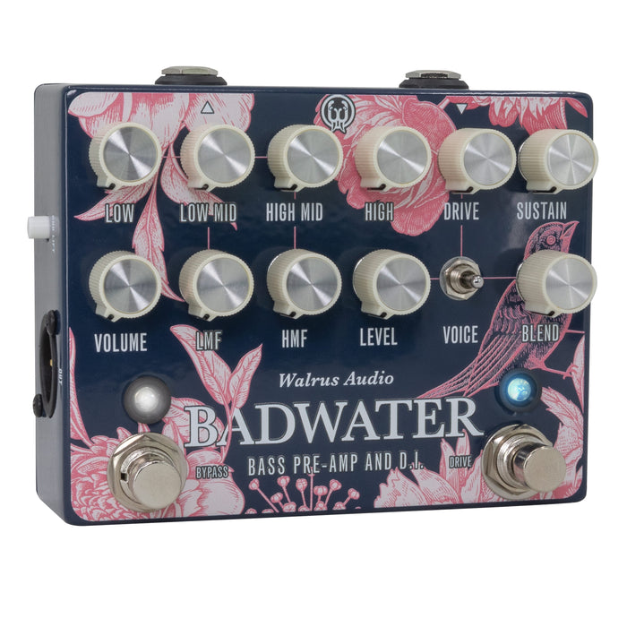 Walrus Audio Badwater: Bass Pre-Amp D.I., Floral Series 2024