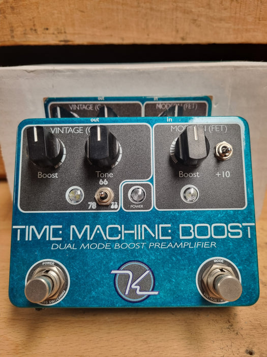 Second Hand  Keeley Time Machine Boost - Dual Mode Boost Preamp