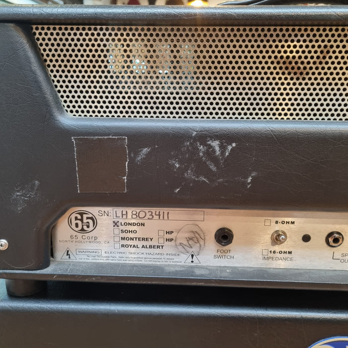 Second Hand 65 Amps - London Heand and 2 x12 Cabinet