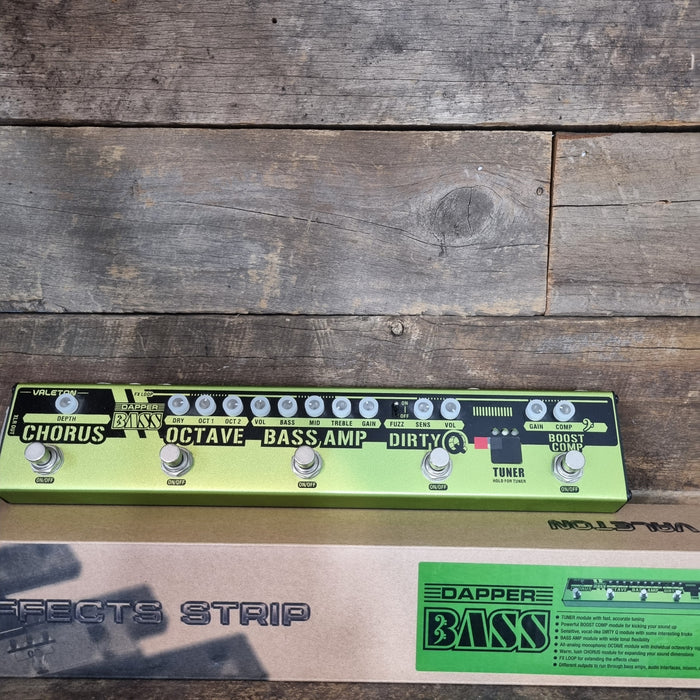 Second Hand Valeton Dapper Bass Effects Strip