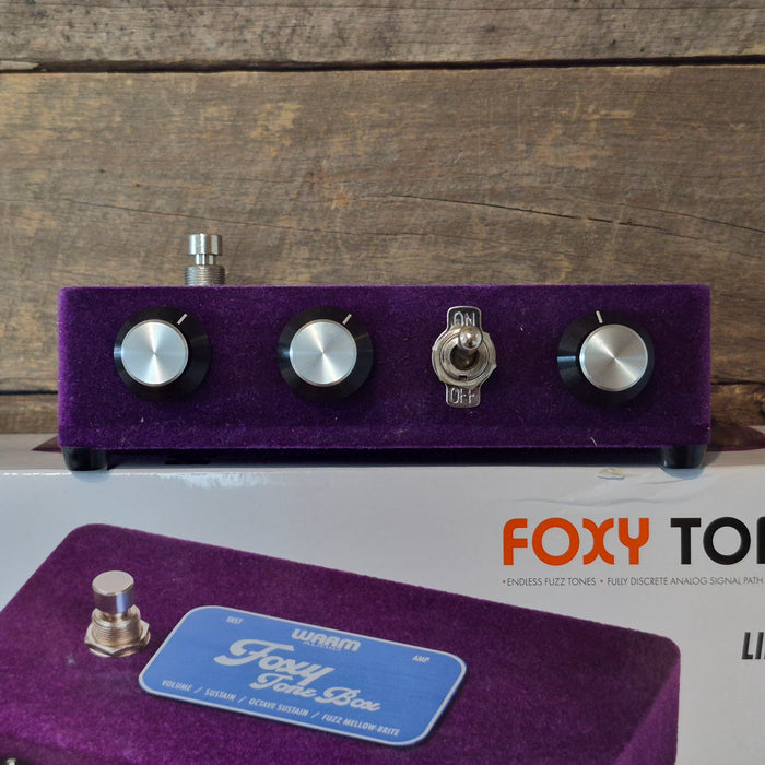 Second-Hand Warm Audio Foxy Tone Box Fuzz - Limited PURPLE