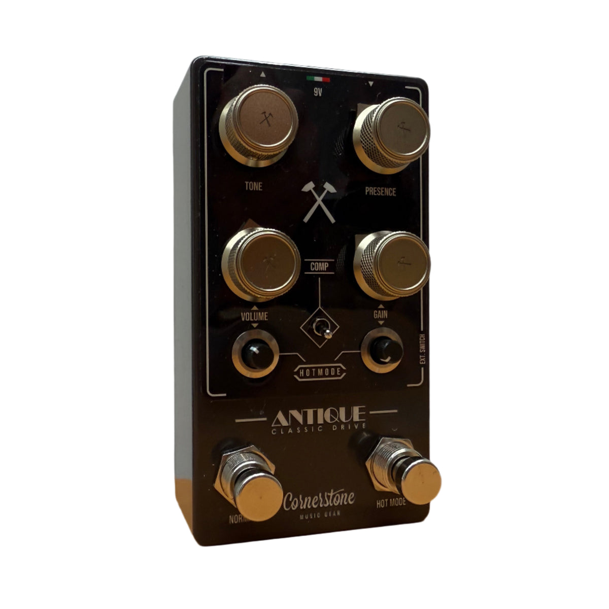ギター Cornerstone Antique Classic Drive Cornerstone ANTIQUE Classic Drive (Brown with Tortoise Shell Plate