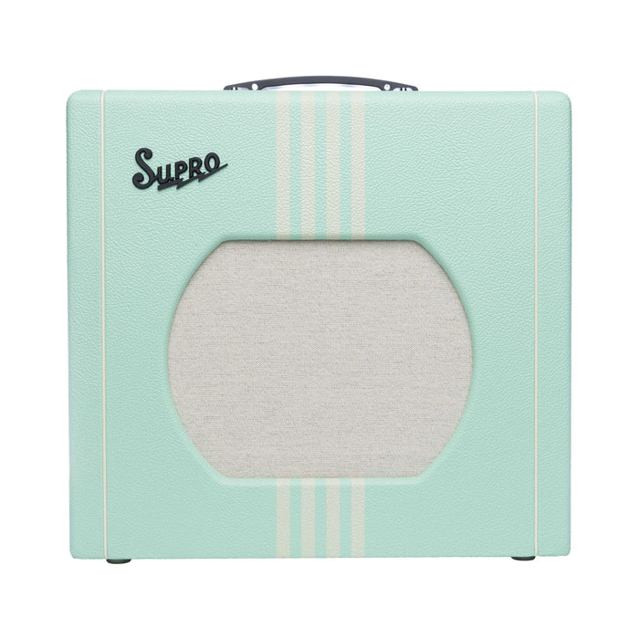 Supro Delta King 12 - Limited Edition Seafoam and Cream Combo Valve Amp