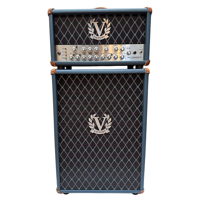 Victory Amplification MK 212 Cabinet -  Mullard Grampian, Stainless Steel Logo