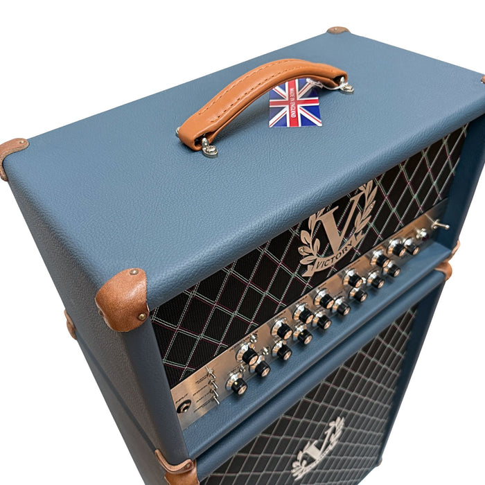 Victory Amplification MK Overdrive Head - Mullard Grampian, Stainless Steel Panel