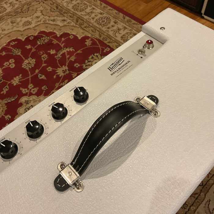 Benson Amps 30w Bellringer Combo - White Tolex/Oxblood Grill