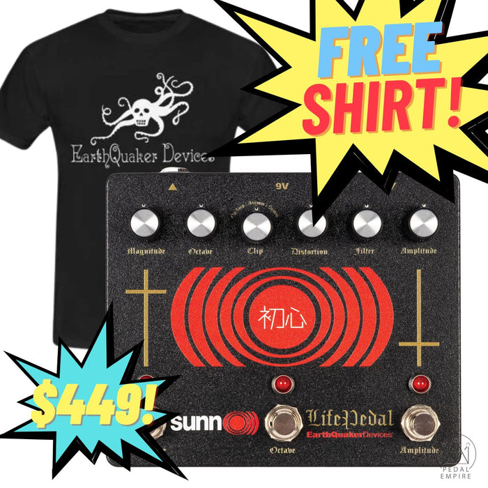 Earthquaker Devices Sunn O))) Life Pedal V3 with FREE EQD T-SHIRT!