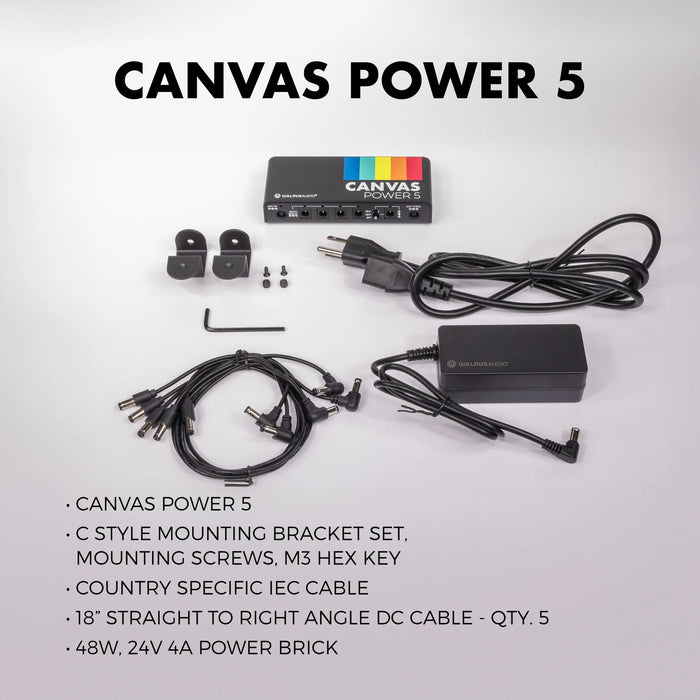 Walrus Audio Canvas Power 5 — Pedal Empire Walrus Audio Canvas Power 5 — Pedal Empire