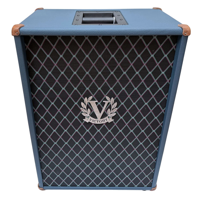 Victory Amplification MK 212 Cabinet -  Mullard Grampian, Stainless Steel Logo