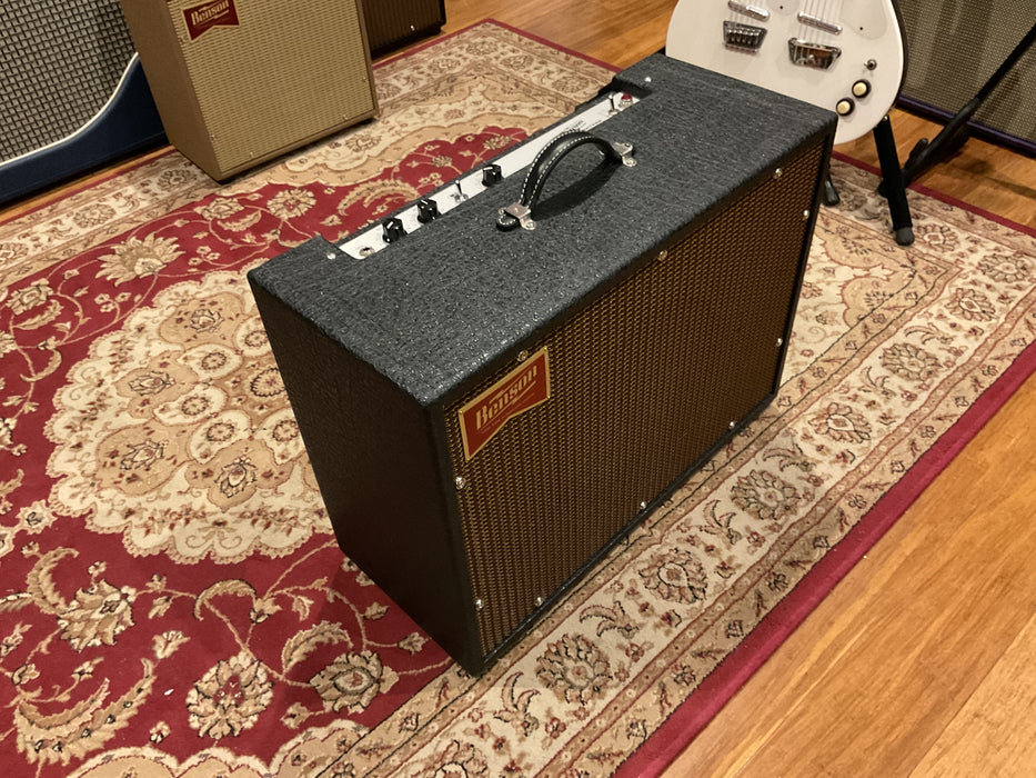 Second Hand Benson Amps Monarch Reverb Combo - Black with oxblood