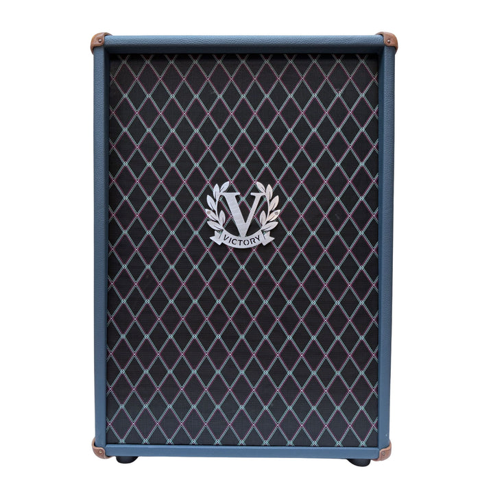 Victory Amplification MK 212 Cabinet -  Mullard Grampian, Stainless Steel Logo