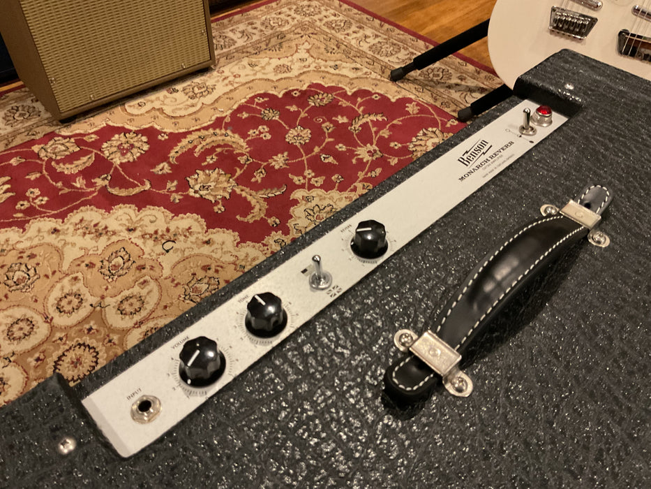 Second Hand Benson Amps Monarch Reverb Combo - Black with oxblood