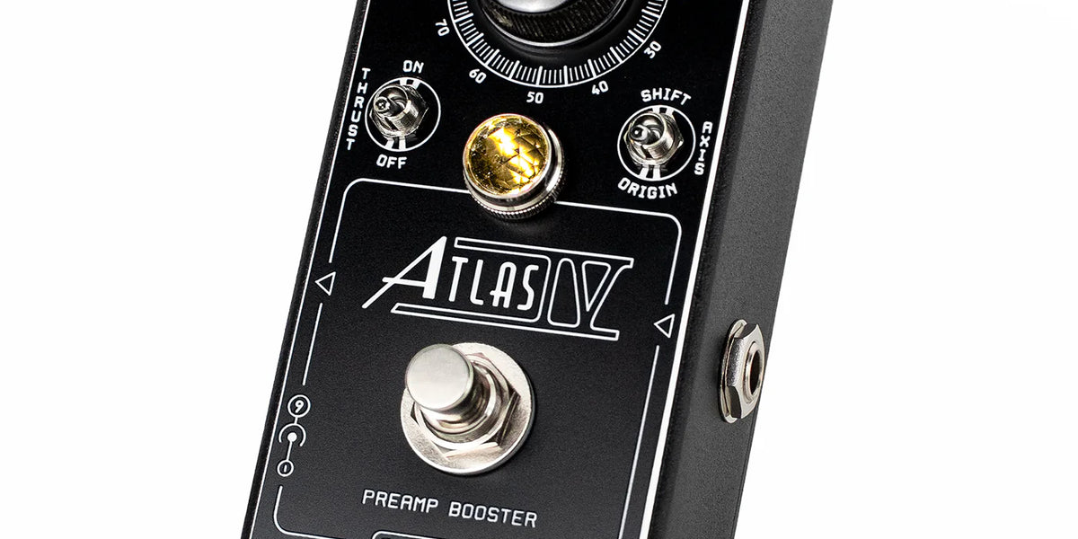 Spaceman Effects Atlas IV - Preamp Booster - Black — Pedal Empire