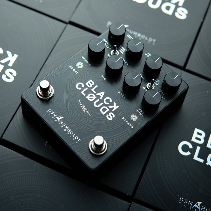 high gain preamp pedal DSM & Humboldt Black Clouds High Gain Drive / Preamp — Pedal Empire