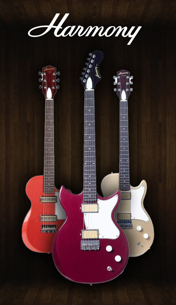 NOW STOCKING HARMONY GUITARS