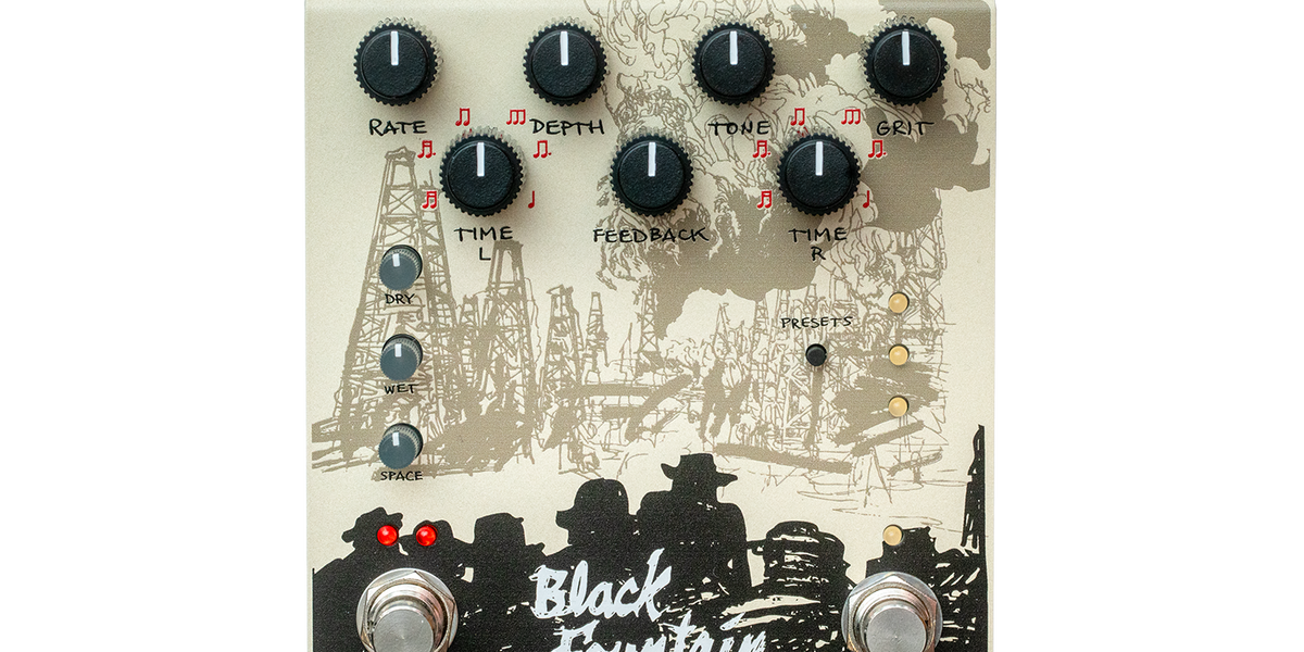 ギター Old Blood Noise Endeavors Black Fountain Old Blood Noise Endeavors Black Fountain Stereo Delay | Free