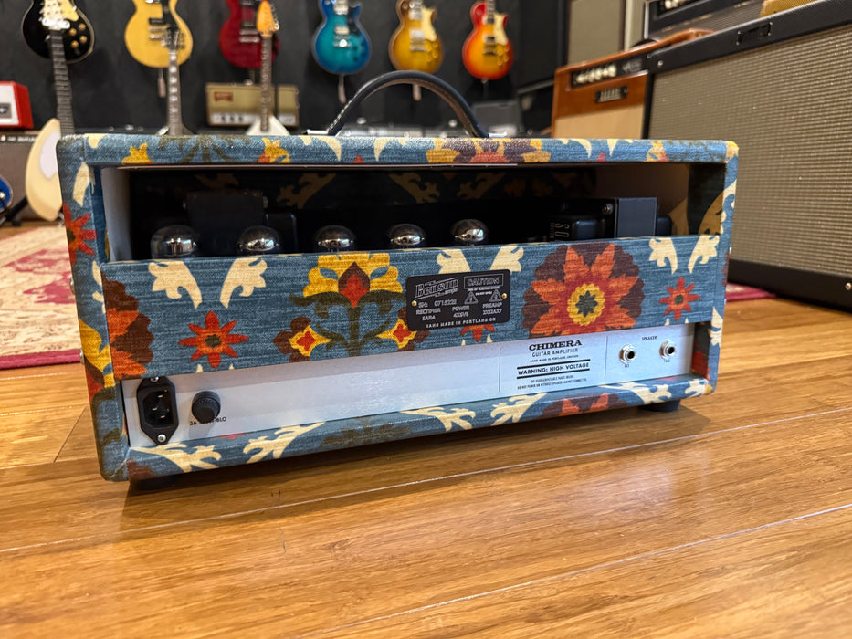 Second Hand Benson Amplifiers Chimera Head in Aunt Gertie finish and cover