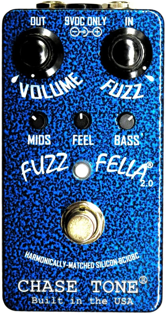 Chase Tone FUZZ FELLA BC108C 2.0 - OCEAN BLUE — Pedal Empire