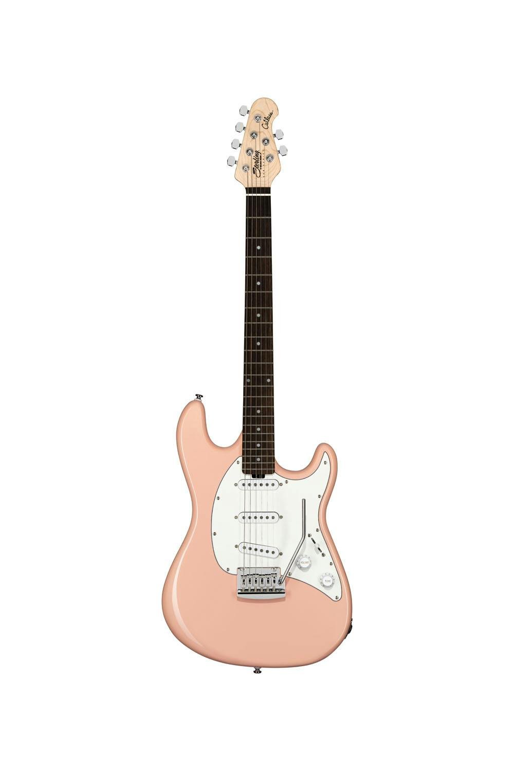 Sterling By Music Man Cutlass SSS - Pueblo Pink — Pedal Empire