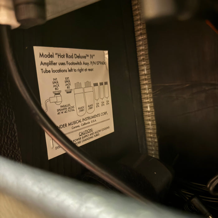 Second Hand Fender Hot Rod Deluxe IV 40w combo