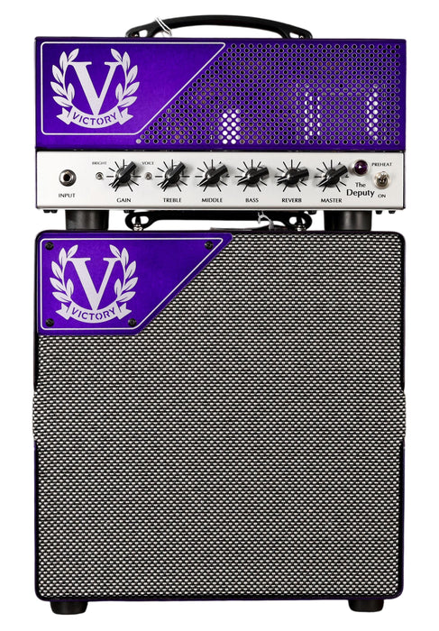 Victory Amplification Limited Edition Deputy Lunchbox Head with 1x12 Cab in Purple - Signed By Danish Pete!