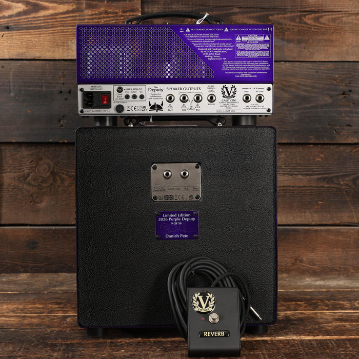 Victory Amplification Limited Edition Deputy Lunchbox Head with 1x12 Cab in Purple - Signed By Danish Pete!