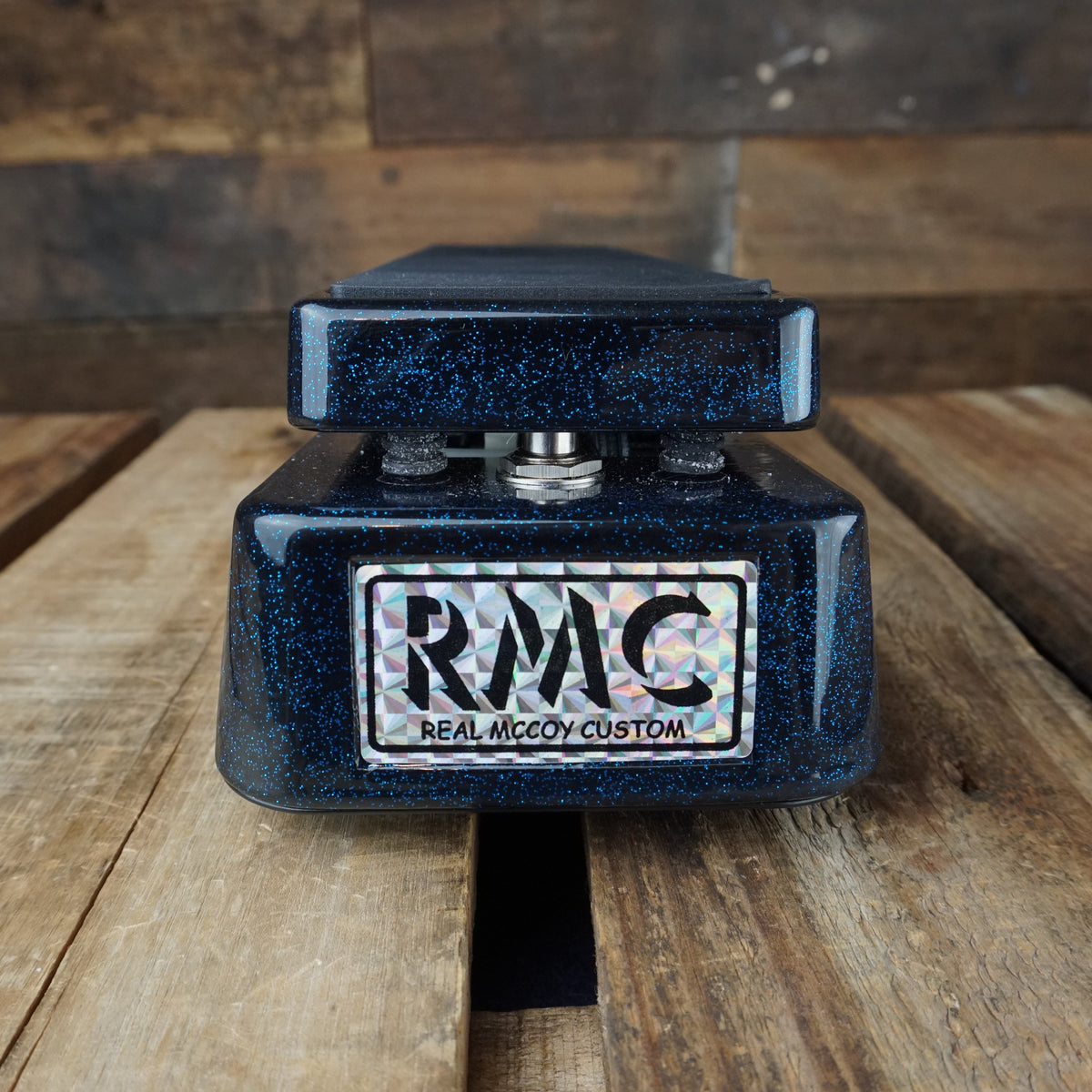 Real McCoy Custom RMC 3 Wah - Blue Sparkle — Pedal Empire