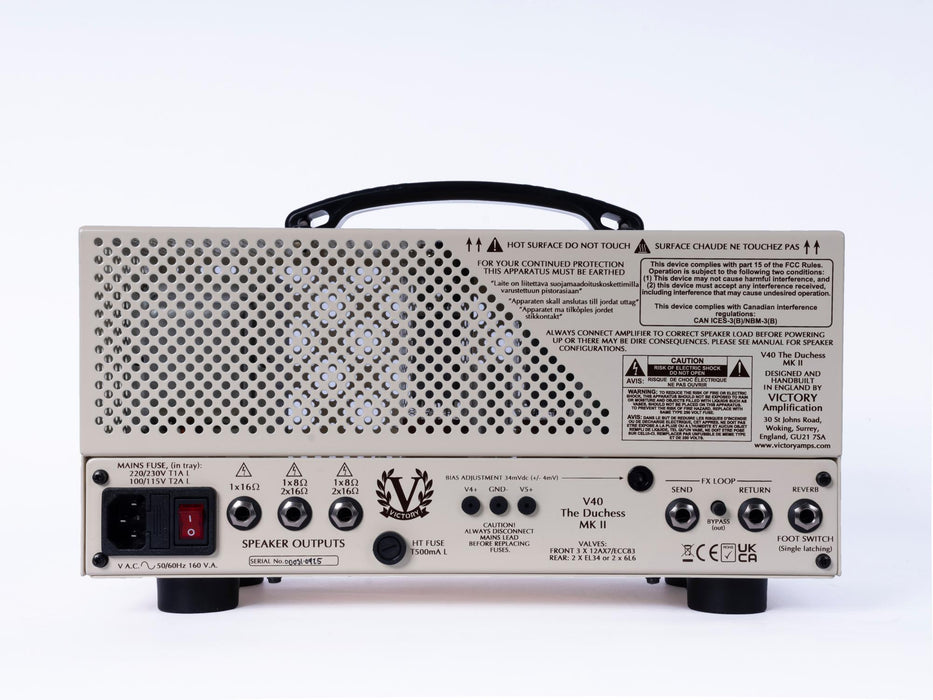 Victory Amplification V40 The Duchess MKII Lunchbox Head
