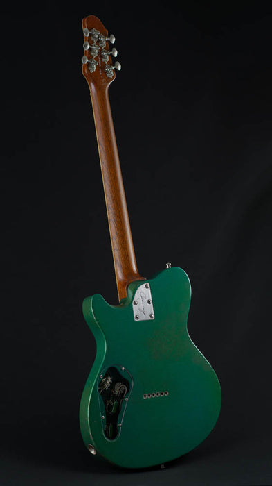 Conway Guitars Leo-Custom #003 Aged 'Ocean Forest' Metallic