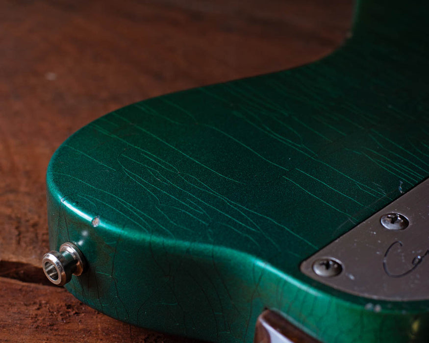 Conway Guitars Leo-Custom #003 Aged 'Ocean Forest' Metallic