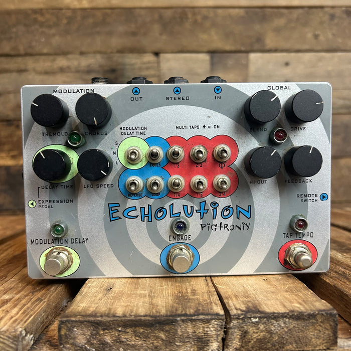 Second Hand  Pigtronix Echolution V1 Stereo Multi-Tap Delay