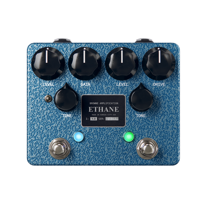 Browne Amplification Ethane Dual Overdrive - Blue Silver Vein
