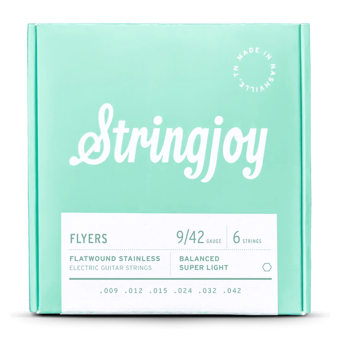 Stringjoy Flyers - 9-42 BALANCED SUPER LIGHT Gauge Flyers (Flatwound)