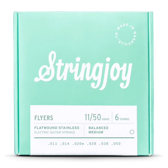 Stringjoy Flyers - 11-50 BALANCED MEDIUM Gauge Flyers (Flatwound)